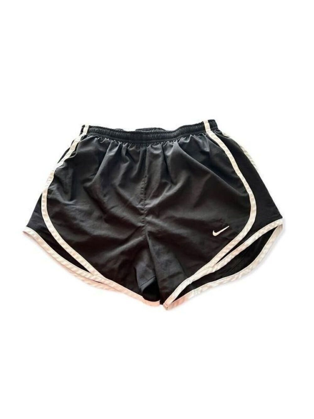 Nike Dri-FIT Tempo Running Shorts - Black & White 3" Inseam Brief-Lined shorts s